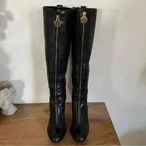 Tory Burch | Shoes | Tory Burch Mary Zipper Black Leather